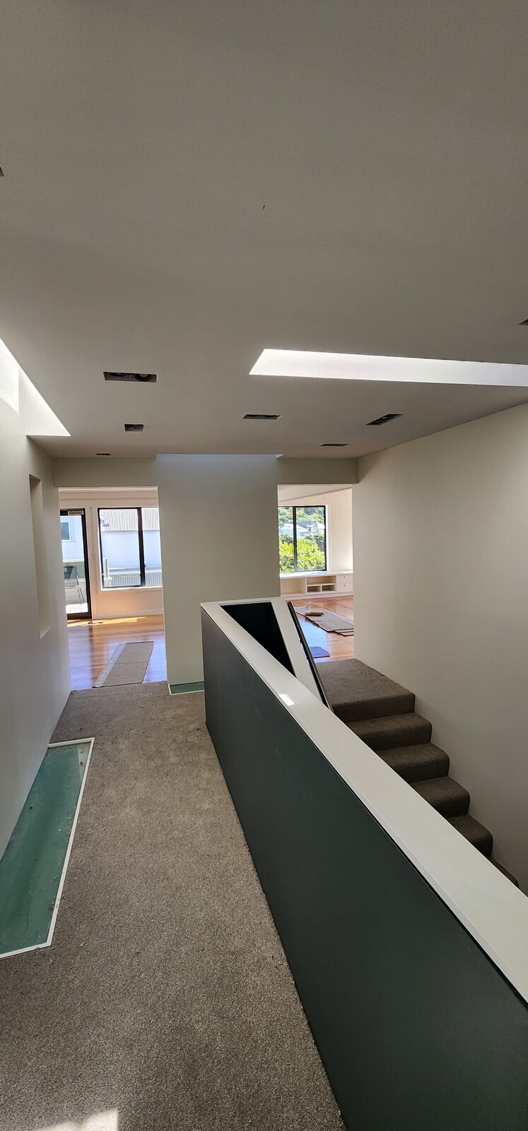 Interior stairwell with feature balustrade